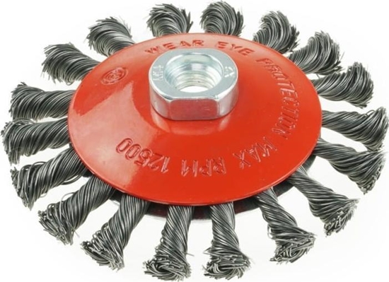 Picture of Dedra SZCZOTKA DRUCIANA STOKOWA 125MM M14 DRUT SKRCANY F40-125 DEDRA