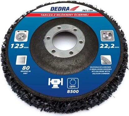Picture of Dedra Tarcza z wókniny ciernej 125 x 22,2mm (F61-125)