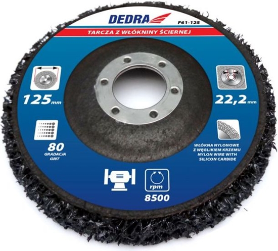 Picture of Dedra Tarcza z wókniny ciernej 125 x 22,2mm (F61-125)
