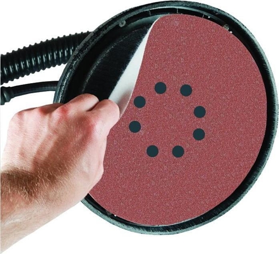 Picture of Dedra Tarczki cierne 225mm papier gr.150 Z OTWORAMI do #DED7743 5 szt. - DED7749A4