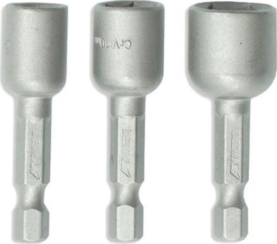 Picture of Dedra ZESTAW NASADEK MAGNETYCZNYCH 3SZT: 8,10,13X48MM 1/4"" 18A09S1 DEDRA