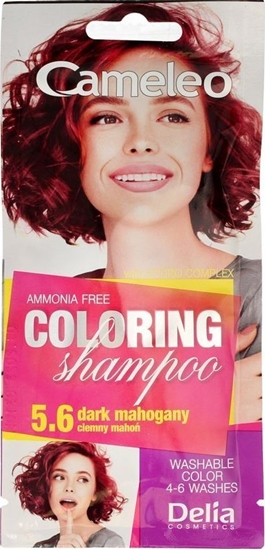 Picture of Delia Delia Cosmetics Cameleo Szampon koloryzujcy nr 5.6 Ciemny Maho 1szt