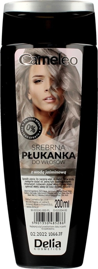 Picture of Delia Pukanka do wosów Cameleo srebrna z wod jaminow 200ml