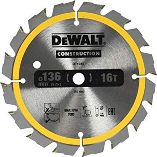 Изображение Dewalt Pia Tarcz.136x10mmx24z Dt1947-qz