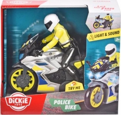 Изображение Dickie Pojazd SOS Motocykl policyjny 17 cm