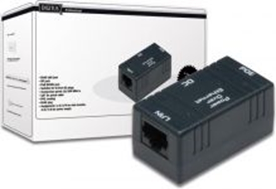 Picture of Digitus Pasywny zasilacz PoE 1xR J45 1xDC 1xPoE DN-95002