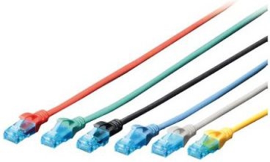 Изображение Digitus Patch cord U/UTP kat.5e PVC 0,25m szary (DK-1512-0025)