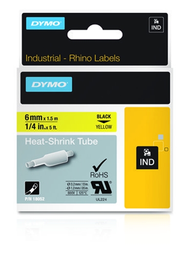 Изображение DYMO IND Heat-Shrink Tube Labels