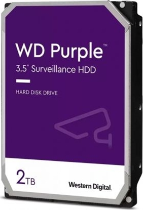 Picture of Dysk serwerowy WD Purple 2TB 3.5'' SATA III (6 Gb/s)  (WD22PURZ)