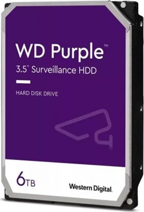 Picture of Dysk serwerowy WD Purple 6TB 3.5'' SATA III (6 Gb/s)  (WD63PURZ)