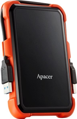 Attēls no Dysk zewnętrzny HDD Apacer AC630 2TB Czarno-pomarańczowy (AP2TBAC630T-1)