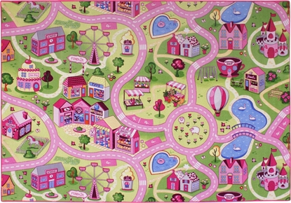 Picture of Dywan dziecicy Sweet Town, róowy, 140x200cm (21613695)