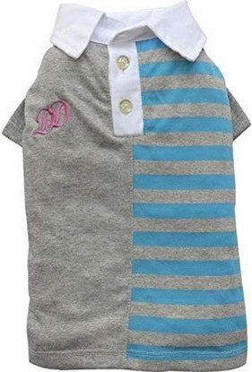 Attēls no DoggyDolly Koszulka Polo szaro-niebieska r. S