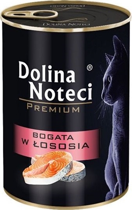 Picture of Dolina Noteci Premium Kot Bogata w łososia puszka 400g