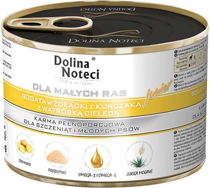 Picture of Dolina Noteci Premium Junior bogata w odki z kurczaka z wtróbk cielc 185 g