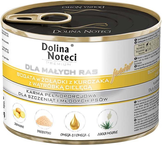 Picture of Dolina Noteci Premium Junior bogata w odki z kurczaka z wtróbk cielc 185 g
