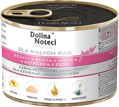 Picture of Dolina Noteci Premium Junior serca z indyka z wtróbk z gsi 185 g