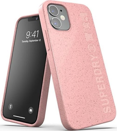 Picture of Dr Nona SuperDry Snap iPhone 12 mini Compostable Case róowy/pink 42620