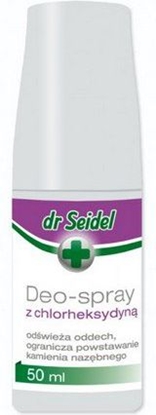 Attēls no Dr Seidel Deo-Spray z chlorheksydyną - higiena jamy ustnej 50ml