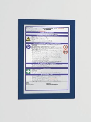 Attēls no Durable Ramka samoprzylepna DURAFRAME A4 granatowy, 2 sztuki (DUR791)