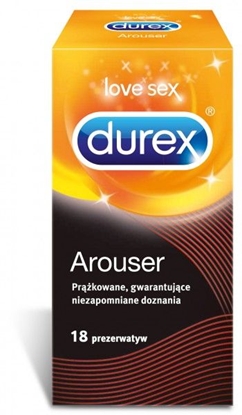 Attēls no Durex  Prezerwatywy Arouser 18 sztuk