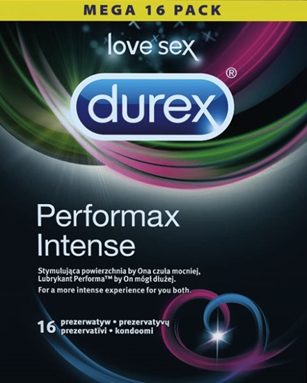 Изображение Durex  Prezerwatywy Performac intense 16 sztuk