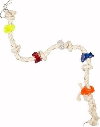 Изображение Duvo+ DUVO+ ZABAWKA DLA PTAKÓW SZNUR + 3 WZY Z OZDOBAMI 4745041