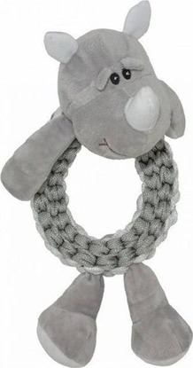 Изображение Duvo+ Duvo+ Zabawka Szarpak Ring Nosoroec 32x14,5x12cm