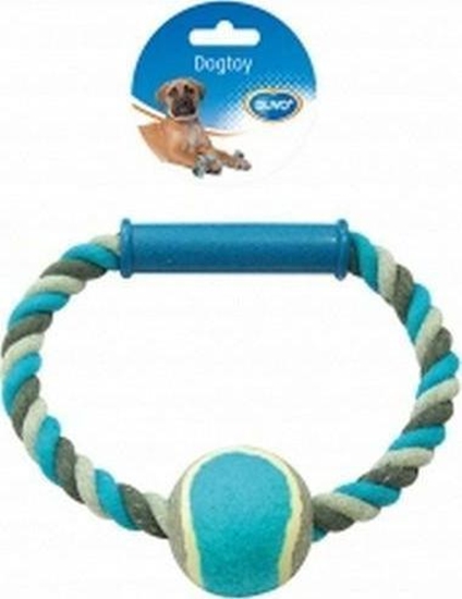 Изображение Duvo+ Duvo+ Zabawka Sznur + Uchwyt+ Pika 18cm