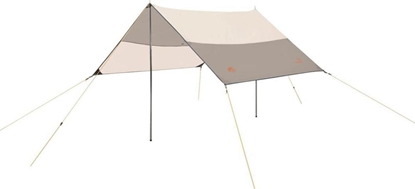 Attēls no Easy Camp Easy Camp Tarp Cliff, 2 x 2.60m, sun sail (grey/beige, UV protection 50+)