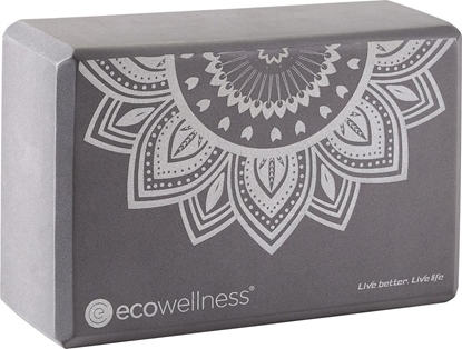 Attēls no EcoWellness Kostka do jogi QB-022 szara