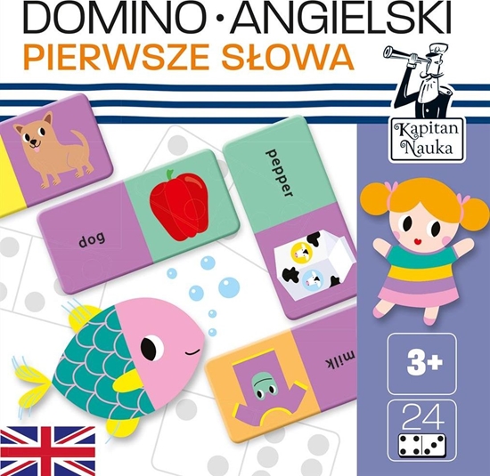 Picture of Edgard Kapitan Nauka. Domino. Angielski. Pierwsze sowa