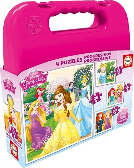 Picture of Educa Walizka puzzle Disney Princess (16508)