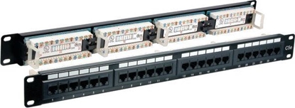 Attēls no EFB Patch panel 1U 24x RJ45 Cat.5e UTP (37584.1)