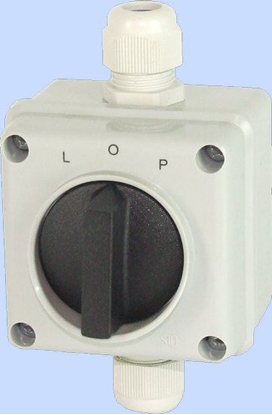Изображение Elektromet cznik krzywkowy L-0-P 3P 12A IP65 uk E12-43 w obudowie (921243)