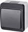 Изображение Elektro-Plast Hermes Przycisk hermetyczny dzwonek 10A IP44 antracyt (0337-07)