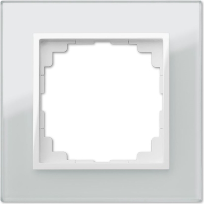 Изображение Elektro-Plast Ramka Sentia 1-krotna szklana biała (1471-62)