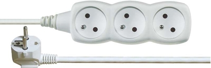 Изображение Emos Przeduacz z uziemieniem 3 gniazda 7m biay (P0317)