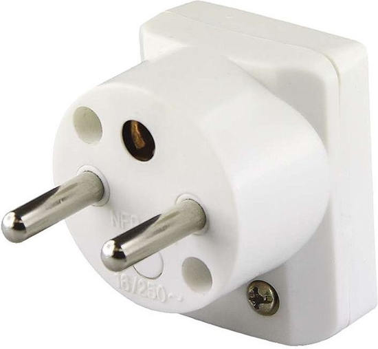 Изображение Emos Wtyczka ktowa 10/16A 250V 2P+Z biaa NFP-001 (P0035)