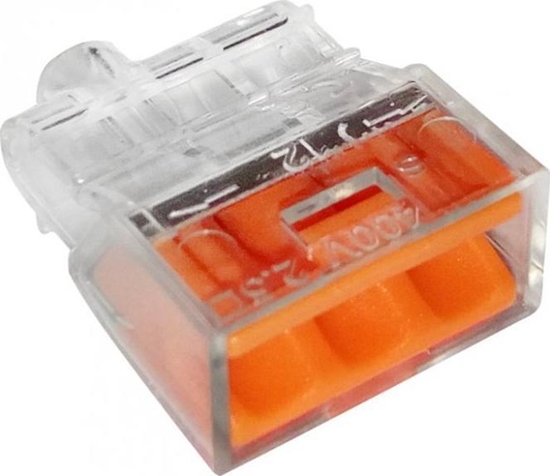 Picture of EPM SZYBKOZCZKA 3*0,5-2,5MM2 TRANSPARENTNA/POMARACZOWY 10 SZT