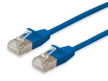 Attēls no Equip Cat.6A F/FTP Slim Patch Cable, 15m, Blue