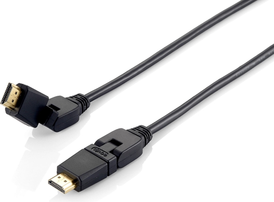 Picture of Equip Swivel HDMI 2.0 Cable, 2m, Swivel plug