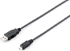 Picture of Equip USB 2.0 Type A to Micro-B Cable, 1.0m , Black