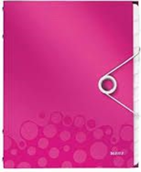 Picture of Esselte Teczki z 12 przegródkami Leitz Wow róowa (4634-00-23)