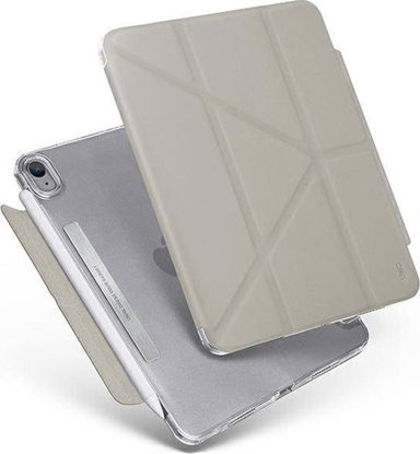 Изображение Etui na tablet Uniq UNIQ etui Camden iPad Mini (2021) szary/fossil grey Antimicrobial