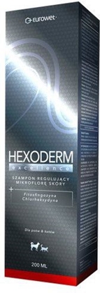 Attēls no EUROWET Hexoderm Excellence - szampon regulujcy mikroflor skóry z fitosfingozyn i chlorheksydyn dla kota i psa 200ml