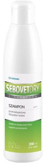 Изображение EUROWET Sebovet-Dry - szampon przeciwłupieżowy 200ml