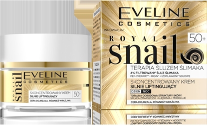 Attēls no Eveline Royal Snail 50+ Skoncentrowany Krem silnie liftingujcy na dzie i noc 50ml
