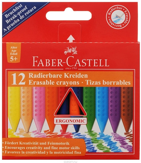 Picture of Faber-Castell Kredki Grip Trójktne 12 Kolorów Faber-Castell (122520 FC)