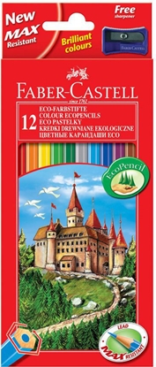 Изображение Faber-Castell Kredki oówkowe 12 kolorów Zamek 120112LE